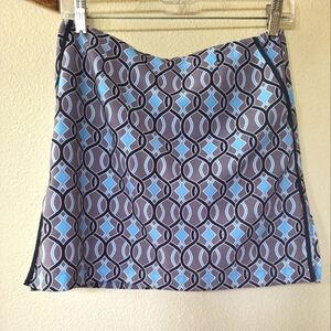 Golftini Twist N Shout Womens Geometric Print Golf Skort Size 00